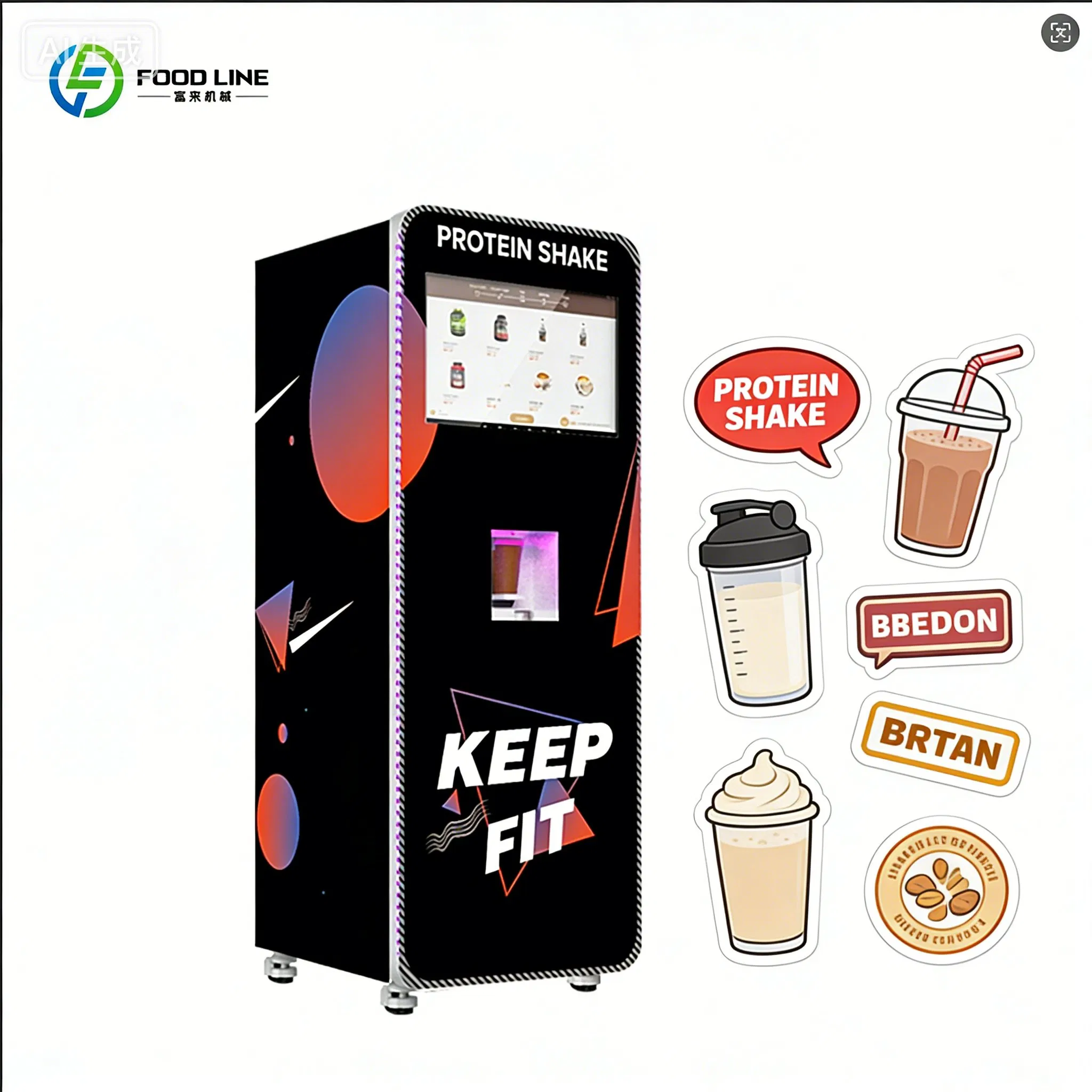 Nutrition In Fitness - Nutritional Vending Machine Fully Automatic Protein