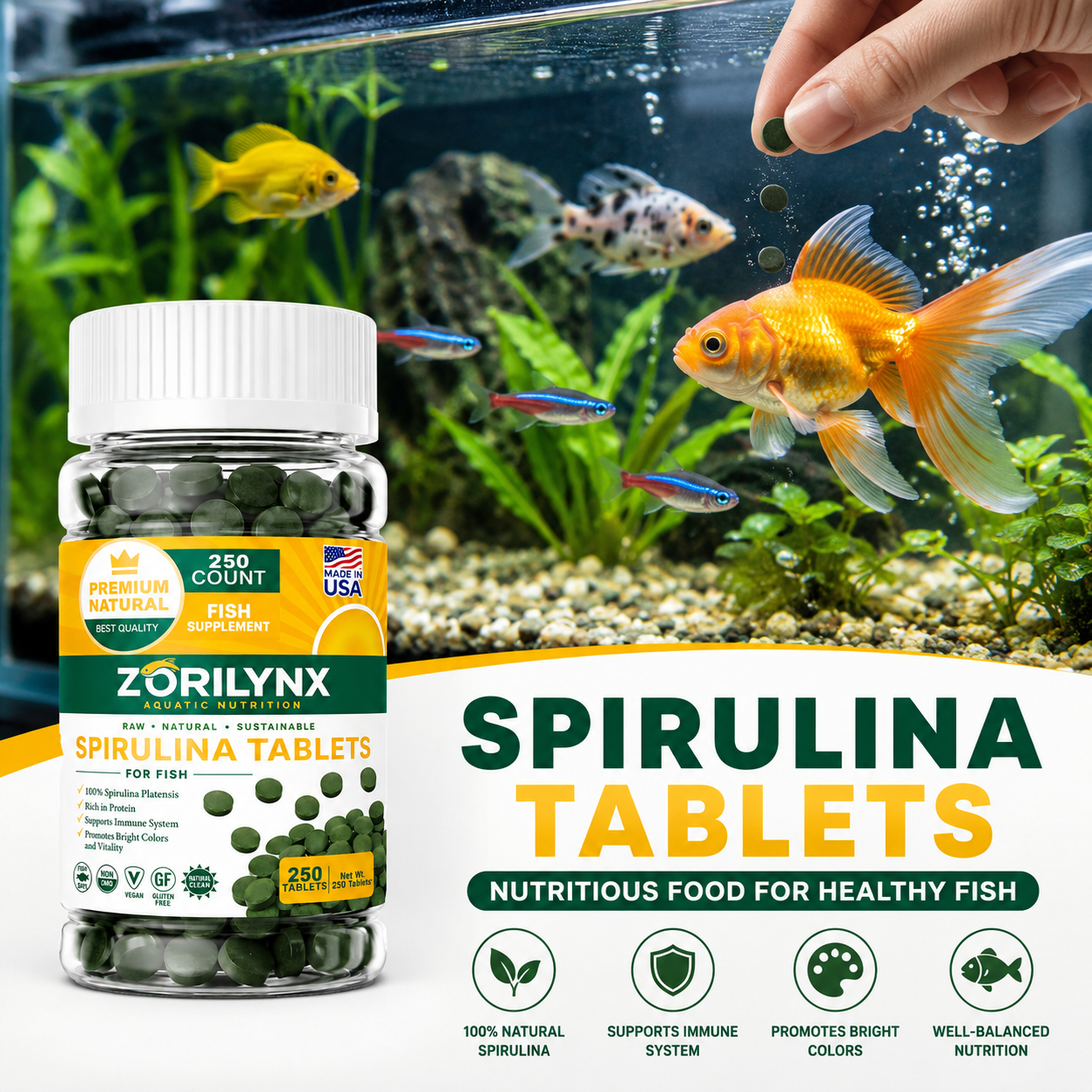 1250pcs High Purity Spirulina  – Spirulina Tablet Organic Bewertung und Preis