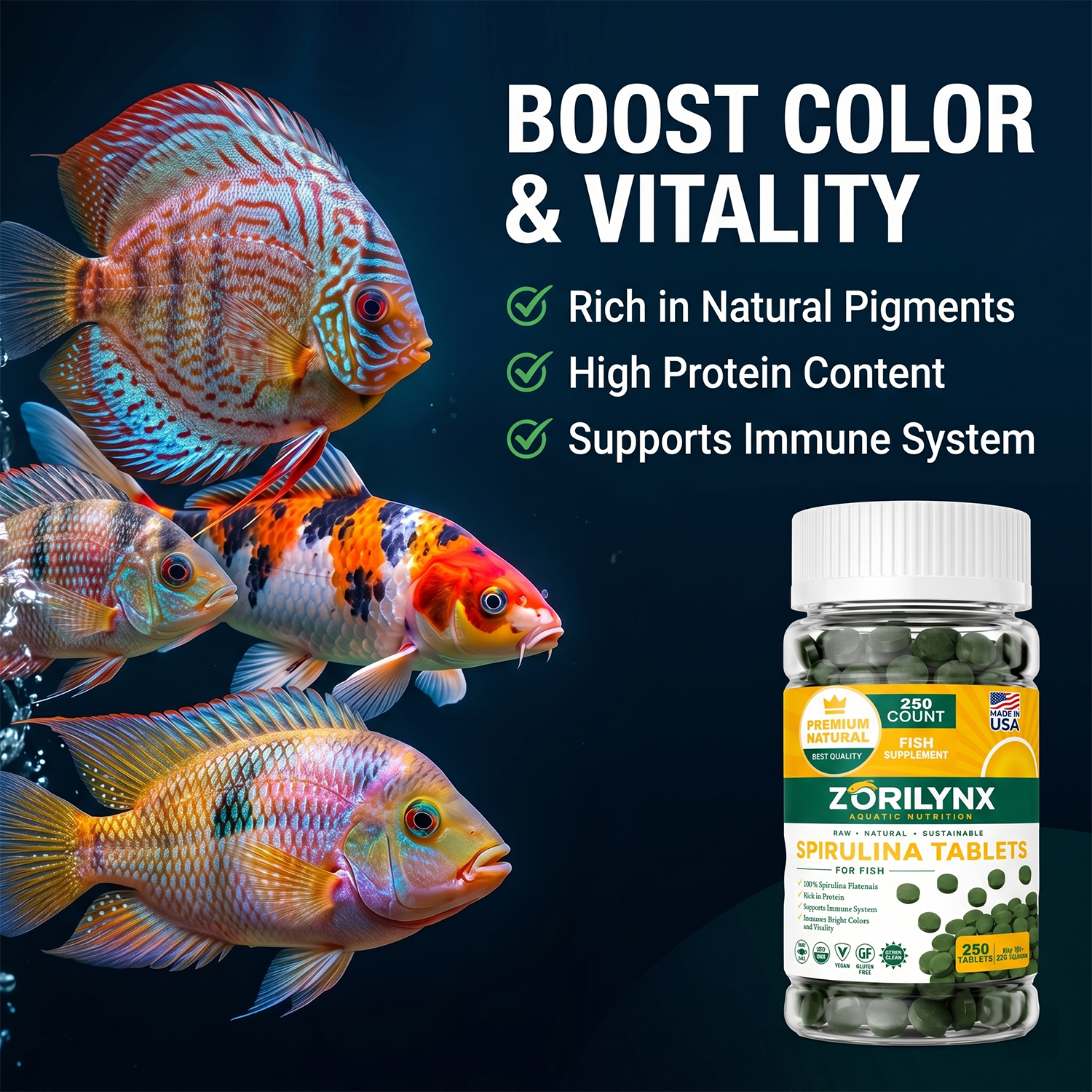 1250pcs High Purity Spirulina  – Spirulina Tablet Organic Bewertung und Preis