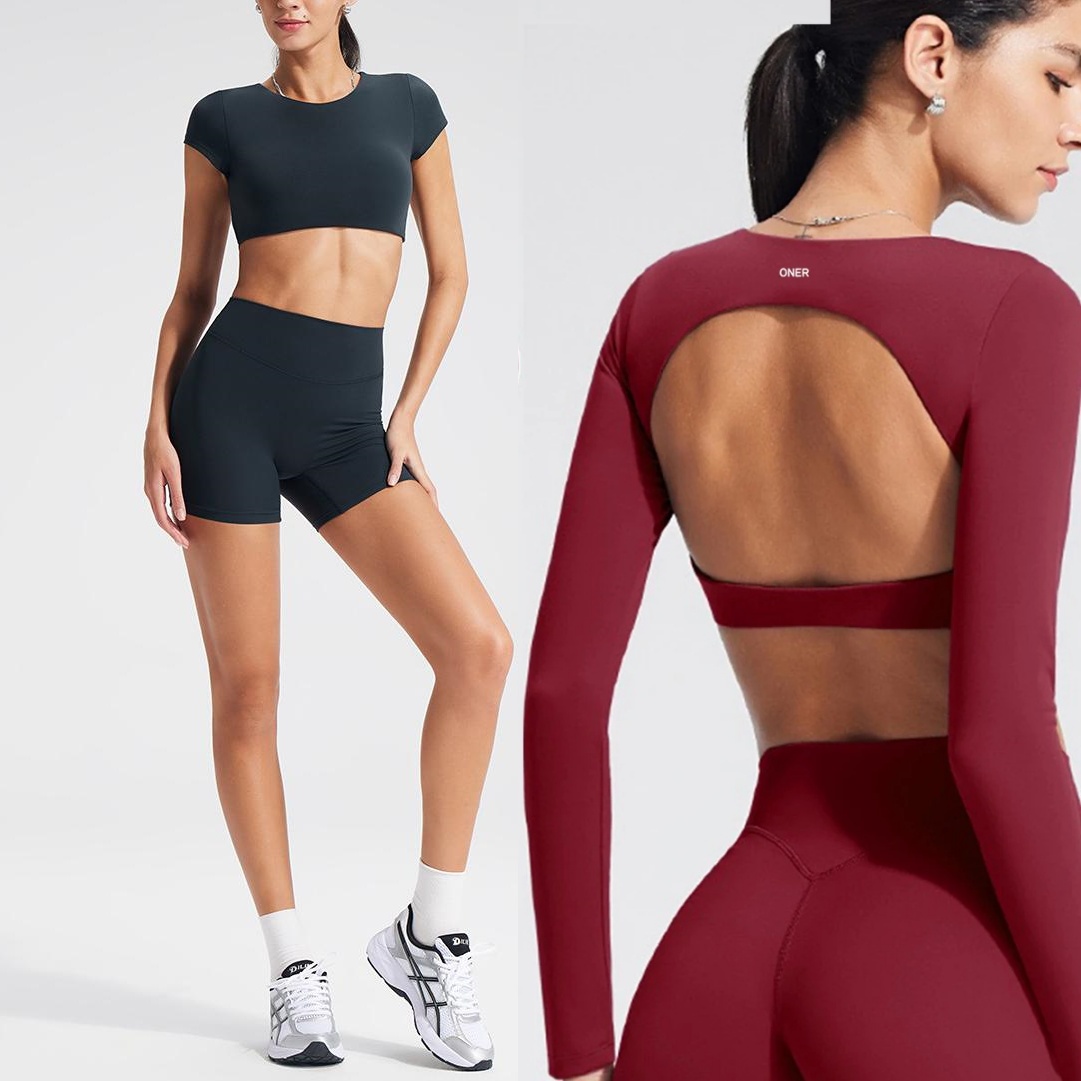 Women's long-sleeved yoga top  – Fitness & Nutrition Lab Bewertung und Preis