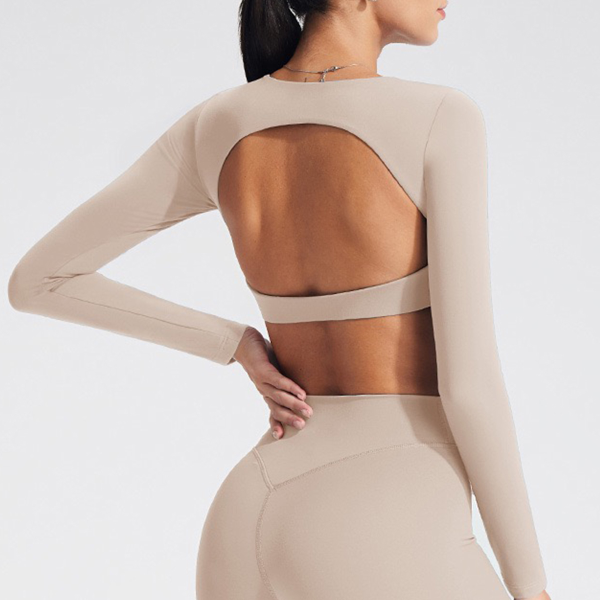 Women's long-sleeved yoga top  – Fitness & Nutrition Lab Bewertung und Preis