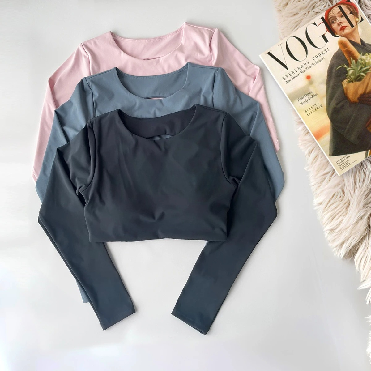 Women's long-sleeved yoga top  – Fitness & Nutrition Lab Bewertung und Preis
