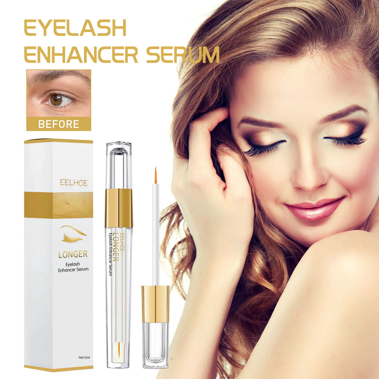 Eelhoe 3ml Eyelash Growth Seru – Lifted Nutrition & Fitness Reviews Bewertung und Preis