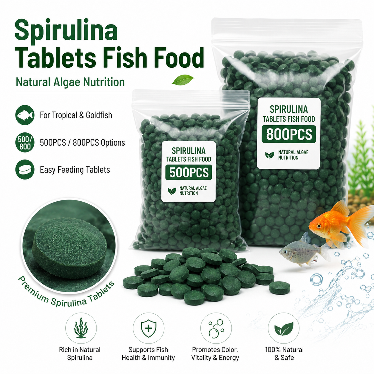 High Purity Spirulina Tablets  – Spirulina Tablet Organic Bewertung und Preis