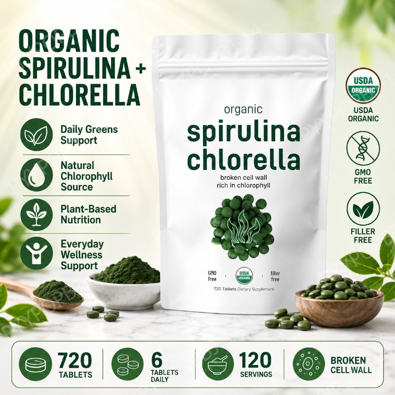 Organic Spirulina Chlorella Ta – Spirulina Tablet Organic Bewertung und Preis